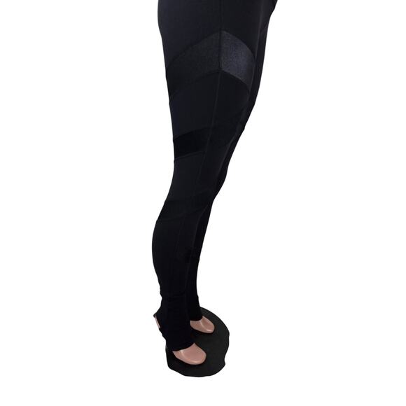 Lululemon Wunder Under Cire Wrap Yoga Stirrup Pants Women's Size 4 Black - Picture 14 of 15